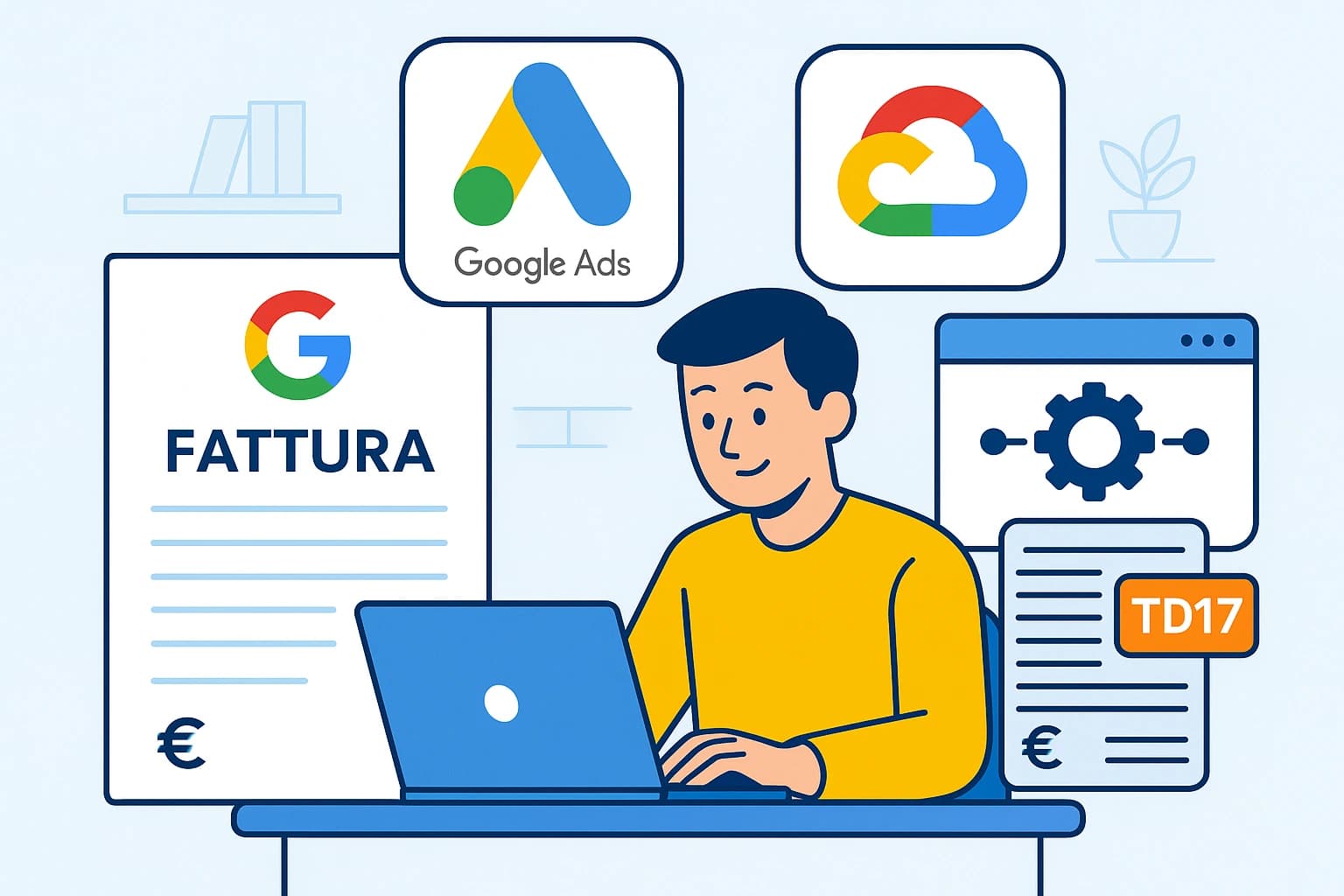 Guida all'autofattura Google per servizi Ads e Cloud