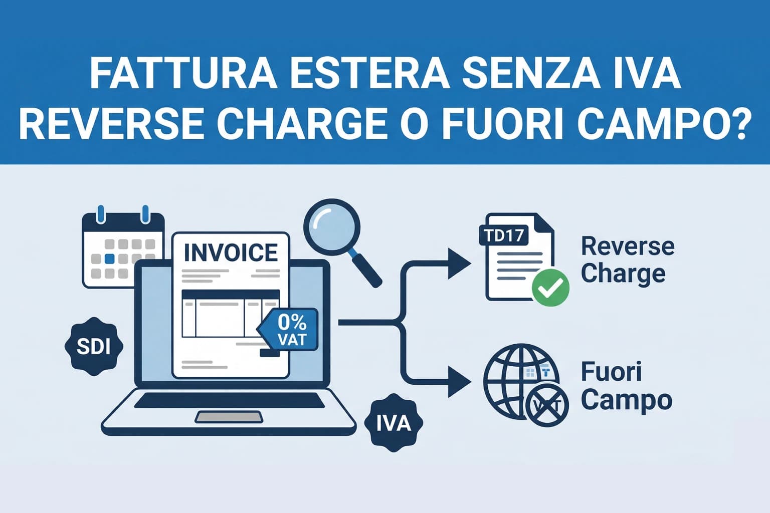 Guida alla fattura estera senza IVA