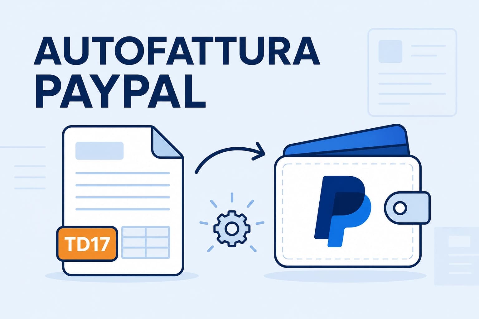 Gestione delle commissioni e dell'autofattura PayPal con interfaccia automatizzata